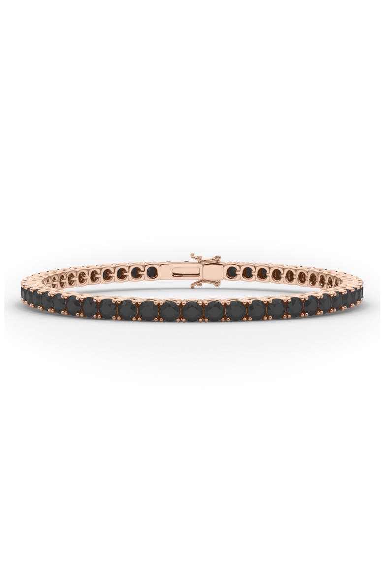 Lab Created Black Diamond Tennis Bracelet video