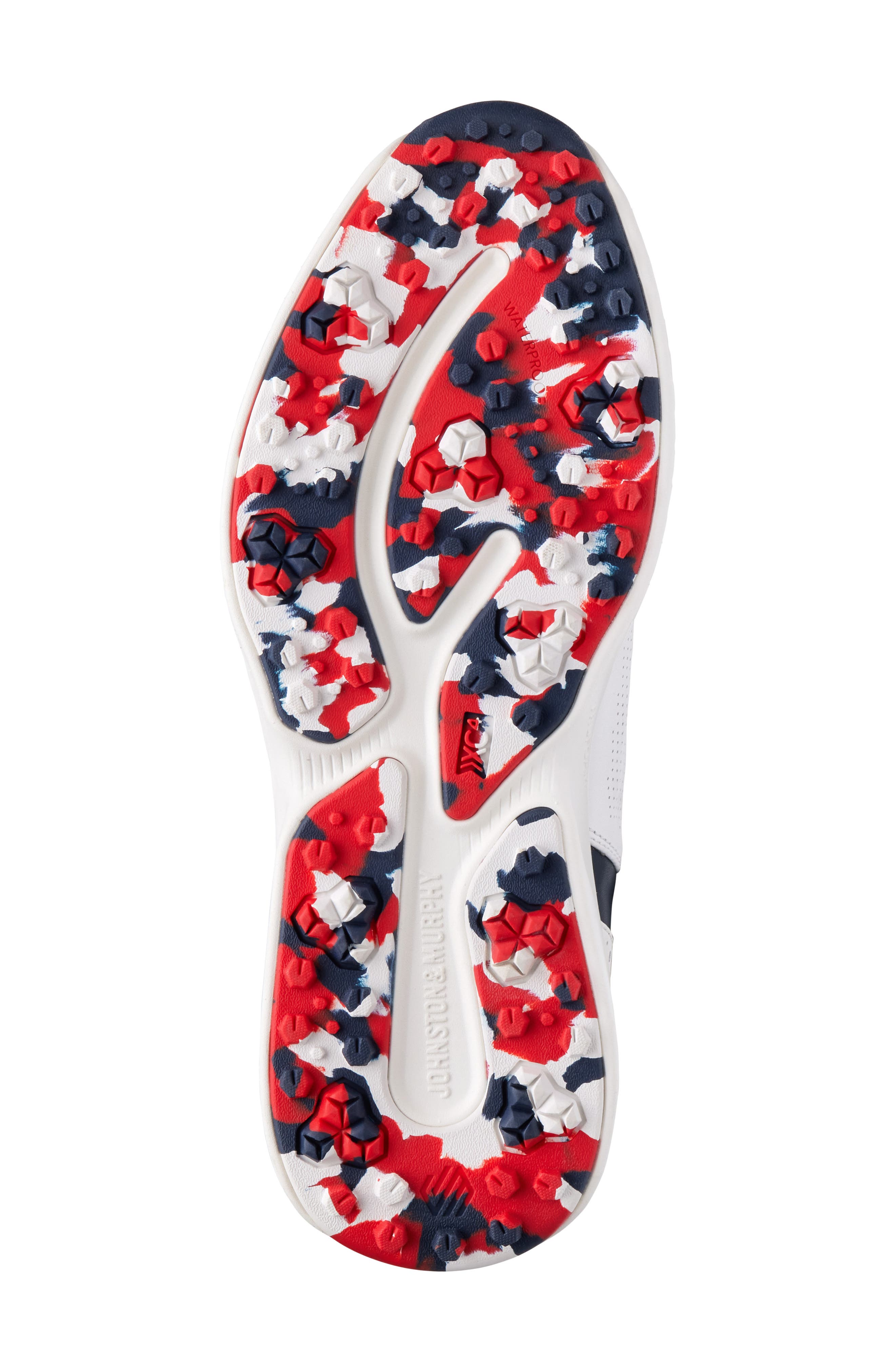 HX1 Luxe Hybrid Sneaker, Alternate, color, WHITE/ NAVY WATERPROOF FULL