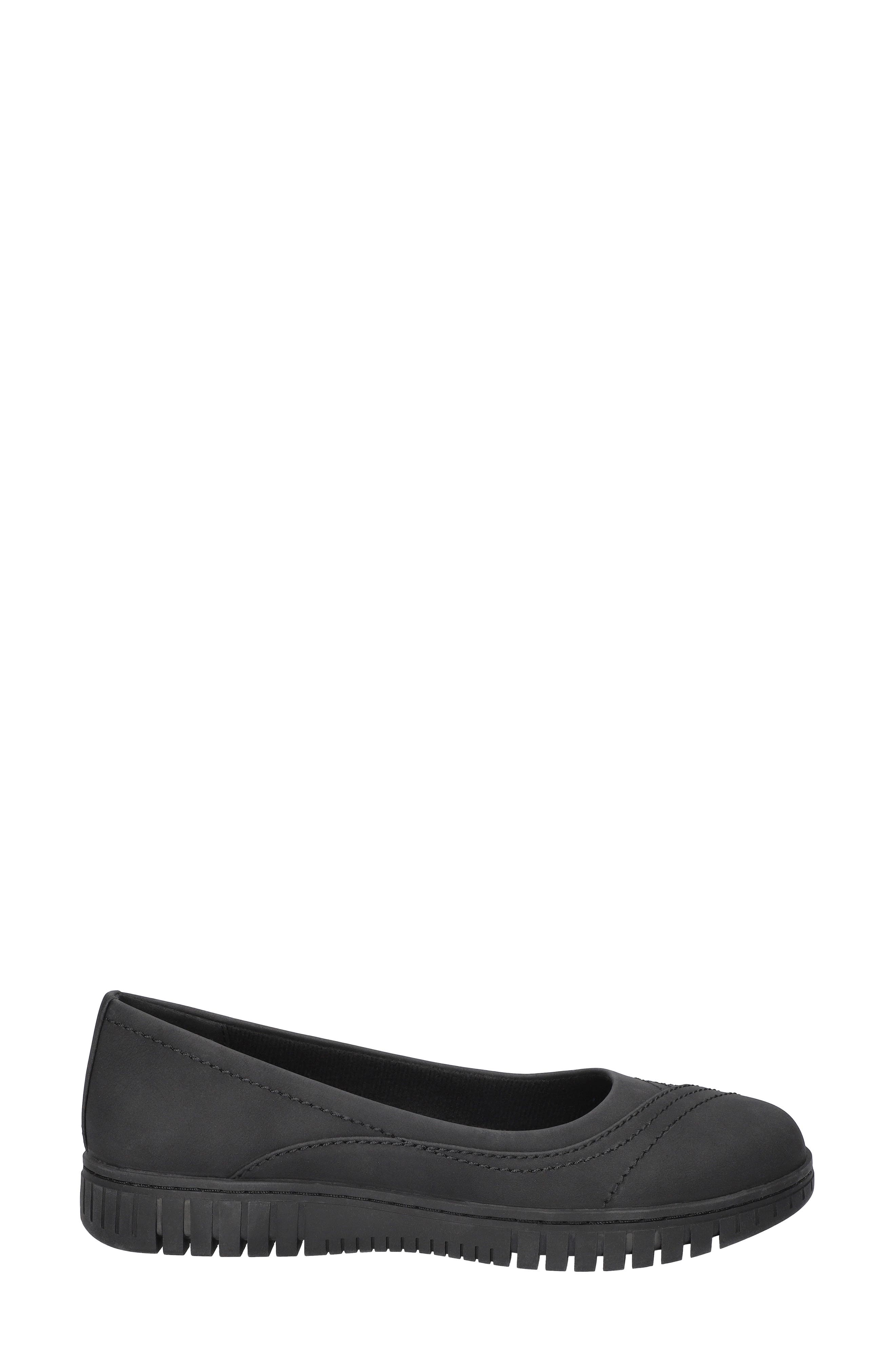 EASY STREET Cosma Flat, Alternate, color, Black