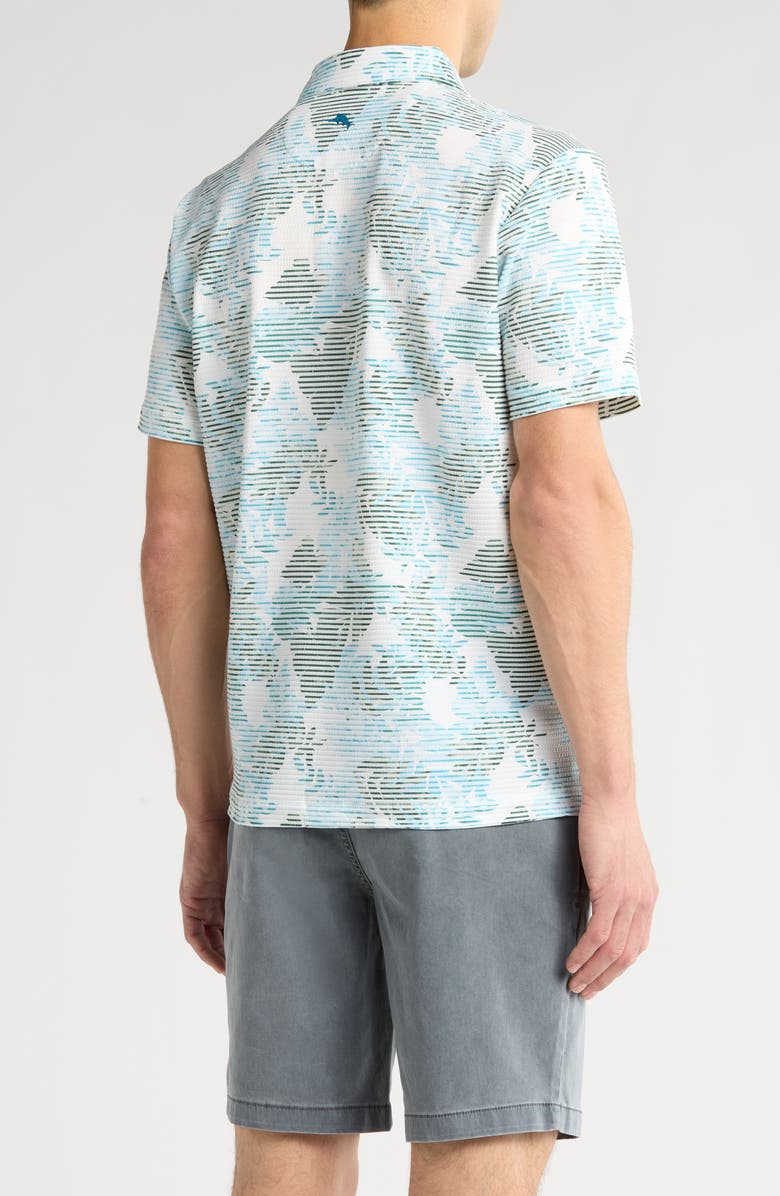 Tommy Bahama Costa Wave Allegro Fronds Short Sleeve Performance Button-Up Shirt, Alternate, color, 