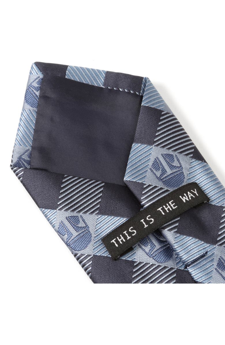 Cufflinks, Inc. Star Wars<sup>™</sup> Mandalorian Check Tie, Alternate, color, Blue