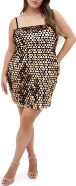 City Chic Disco Sequin Minidress