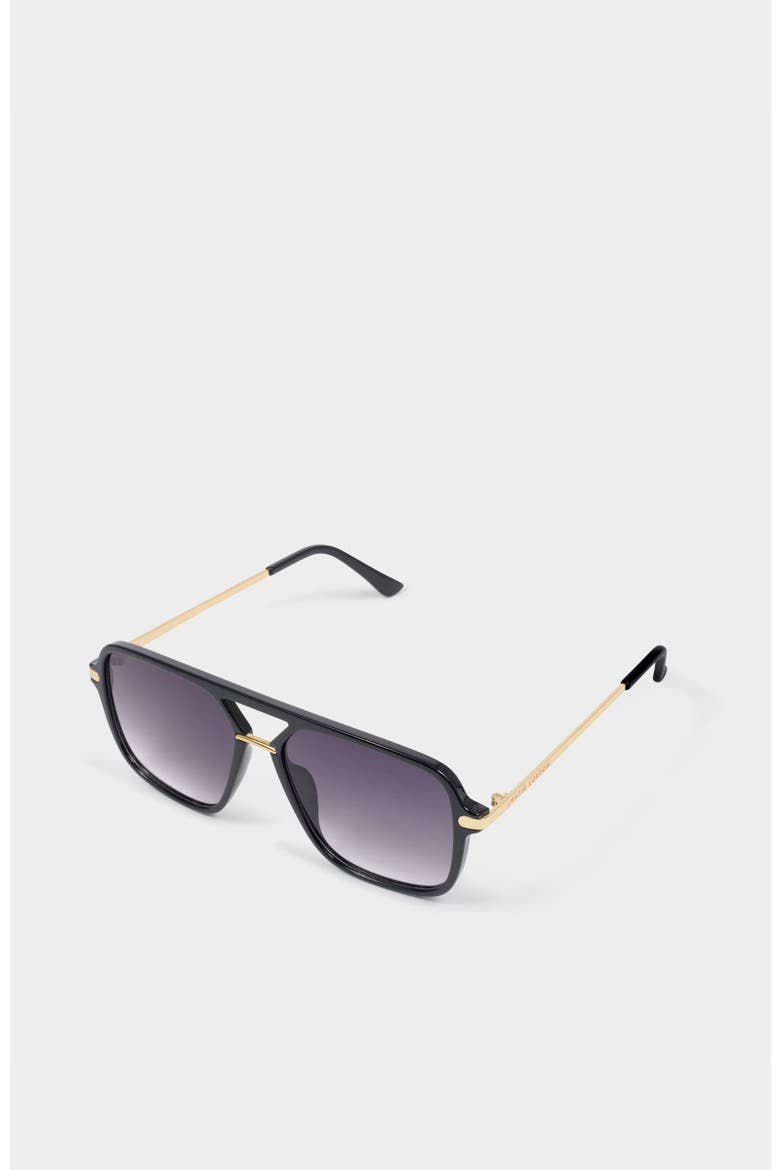 St. Moritz Sunglasses, Alternate, color, Black