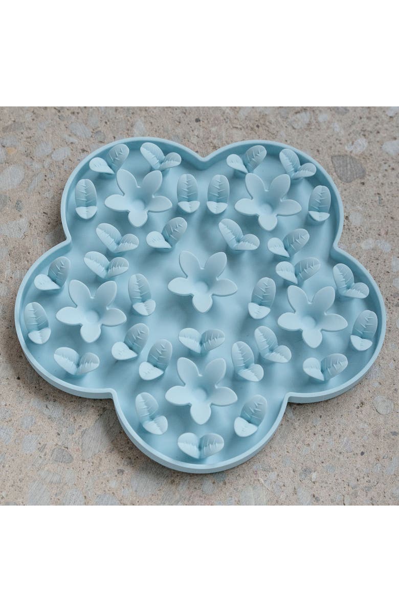 Dexypaws Enrichment Snuffle Mat Textured Dog Feeding Pad, Alternate, color, Blue