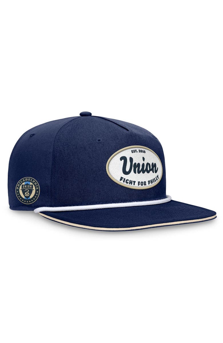 FANATICS Men's Fanatics Branded Navy Philadelphia Union Iron Golf Snapback Hat, Main, color, Navy