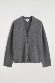 COS Cashmere Relaxed-Fit V-Neck Cardigan