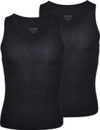 AllSaints 2-Pack Organic Cotton Rib Tanks