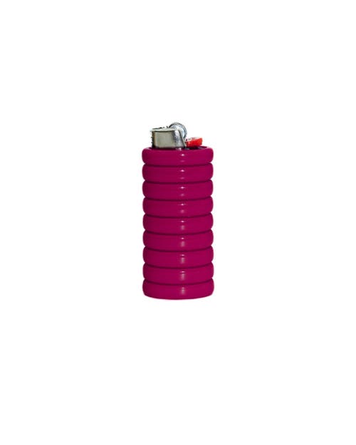 Fry Powers Gio Resin Lighter Holder In Blue