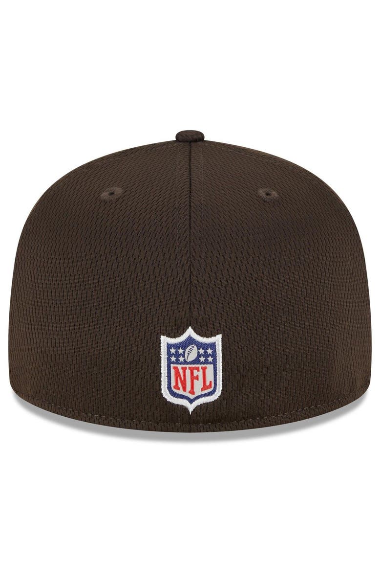 New Era Men's New Era Brown Cleveland Browns 2023 NFL Training Camp 59FIFTY Fitted Hat, Alternate, color, 
