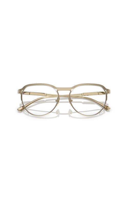 Ferrari 55mm Oval Optical Glasses In Gold