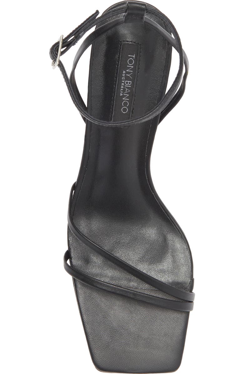 Tony Bianco Corso Ankle Strap Sandal, Alternate, color, Black Nappa