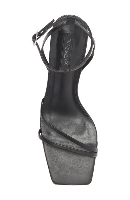 Tony Bianco Corso Ankle Strap Sandal In Black Nappa