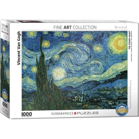 Starry Night By Vincent Van Gogh 1000 Piece Puzzle