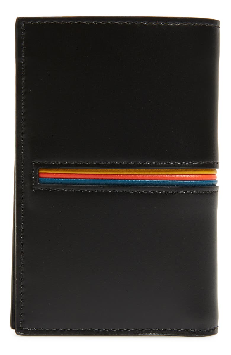 Paul Smith Flip Leather Card Case, Alternate, color, 