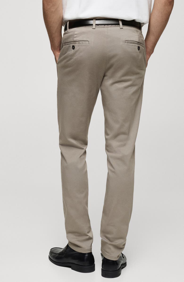MANGO Serge Slim Fit Twill Chino Pants, Alternate, color, 