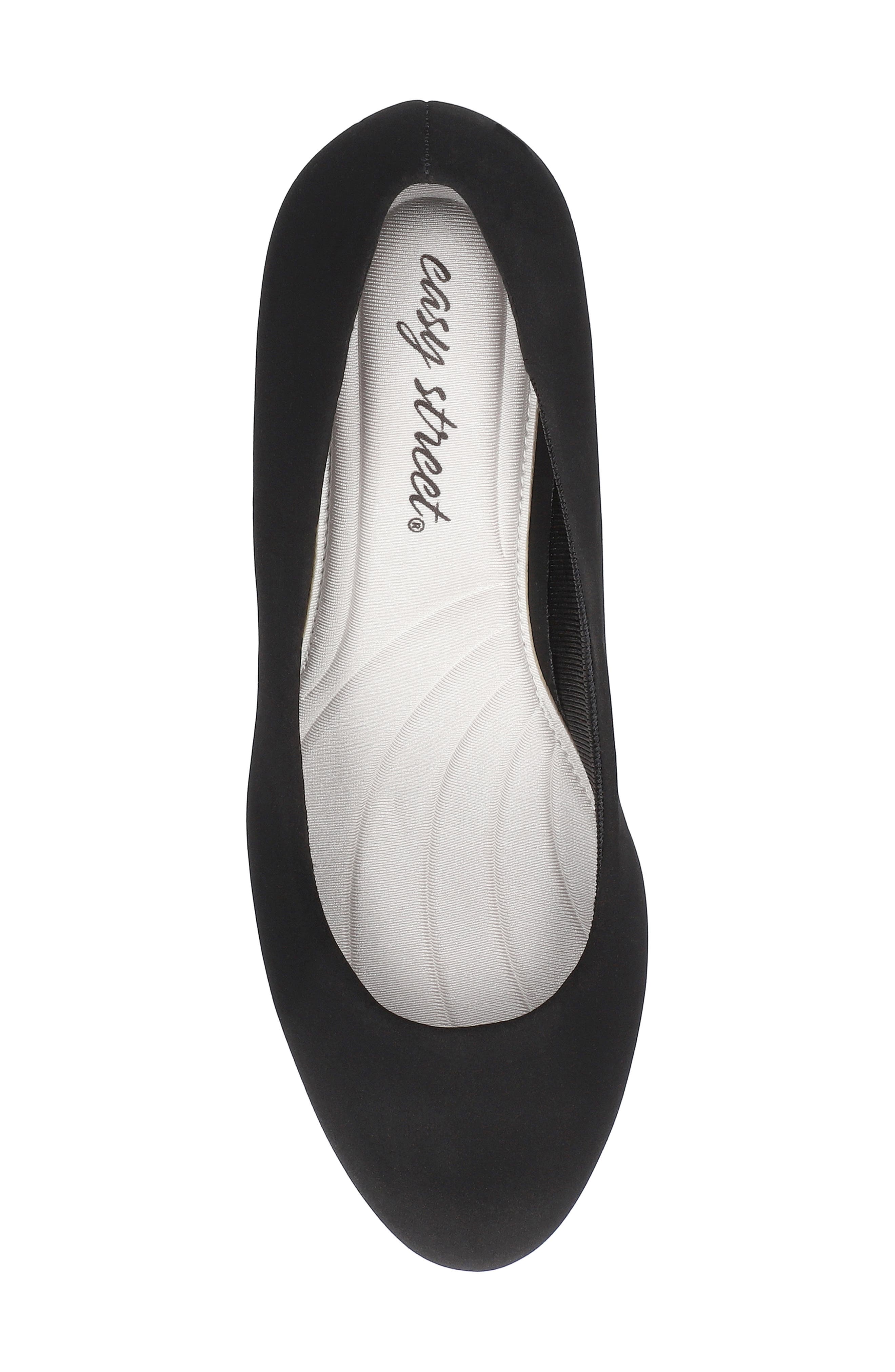 EASY STREET Passion Classic Pump - Multiple Widths Available, Alternate, color, Black Suede
