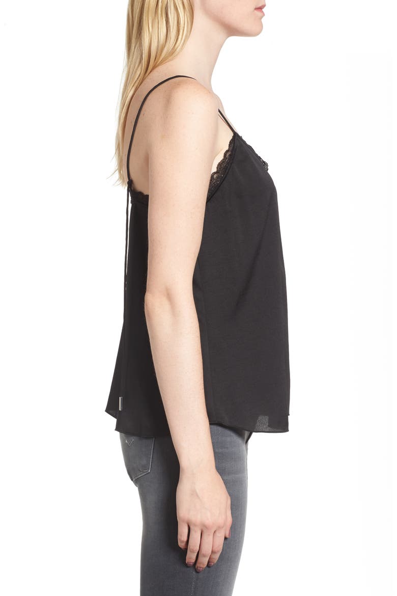 Strappy Satin Camisole, Alternate, color, BLACK