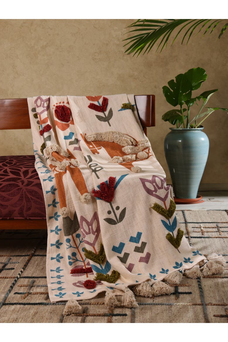 Kyoto Throw Blanket 50"x60", Alternate, color, Multicolored