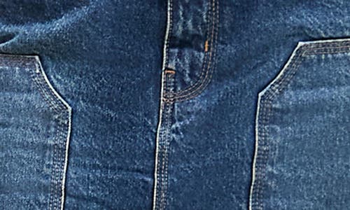 Bdg Urban Outfitters Low Rise Carpenter Denim Miniskirt In Blue