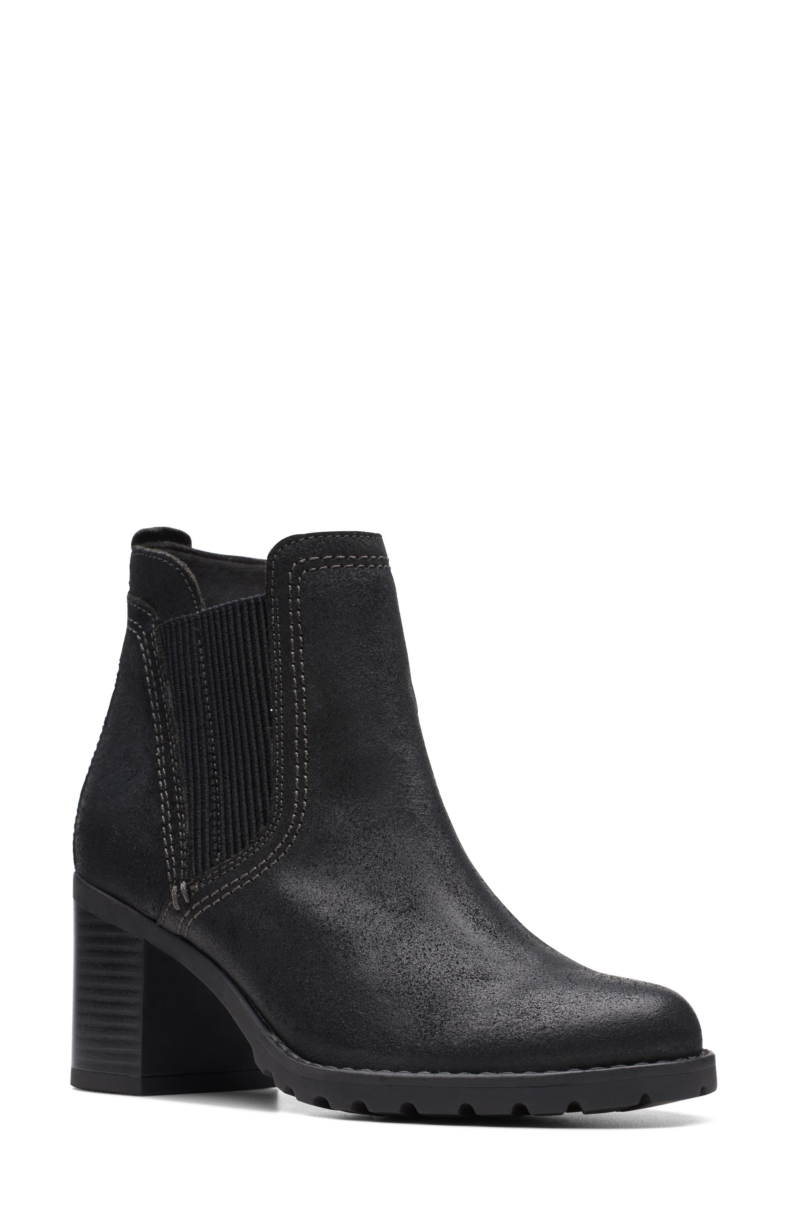 Clarks<sup>®</sup> Leda Up Chelsea Boot, Main, color, 