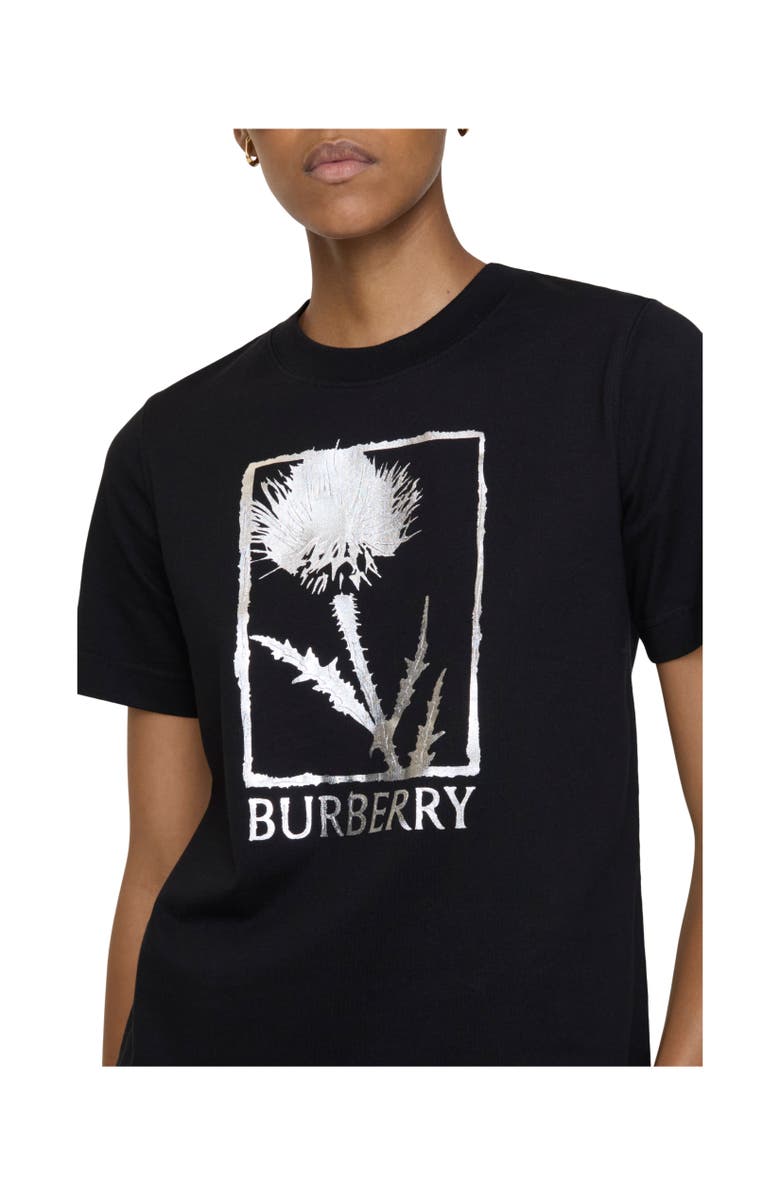 Burberry Thistle Cotton T-shirt, Alternate, color, 