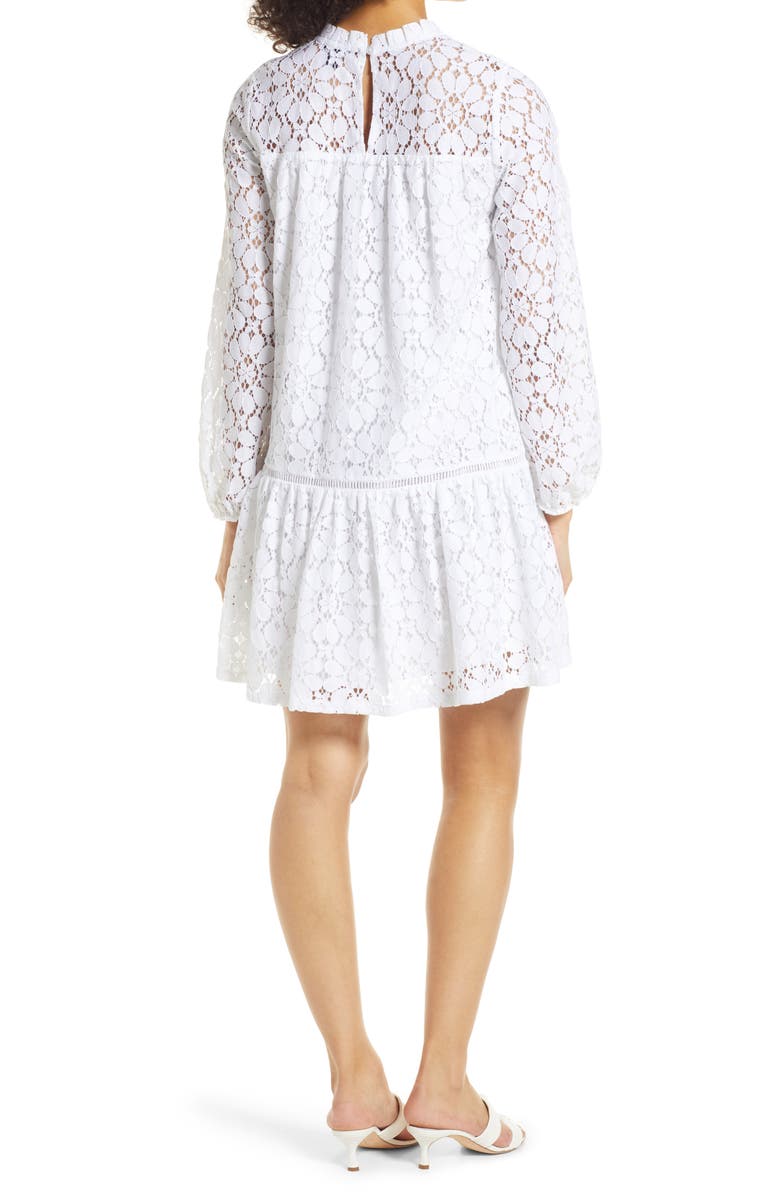 Halogen<sup>®</sup> Lace Shift Dress, Alternate, color,