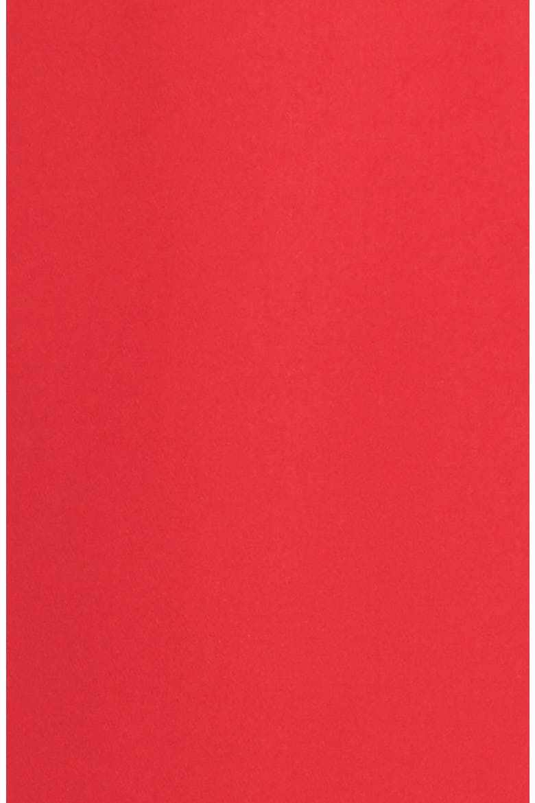 Cape Back Crepe Sheath Dress, Alternate, color, FLAME