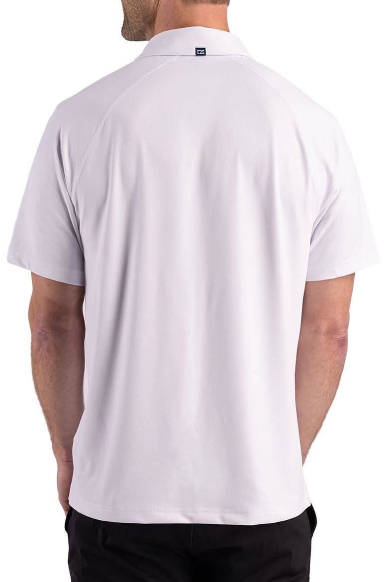 Prospect Epic Confidence Textured Performance Polo, Alternate, color, WHITE