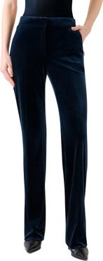 Akris Carl Velvet Neoprene Pants