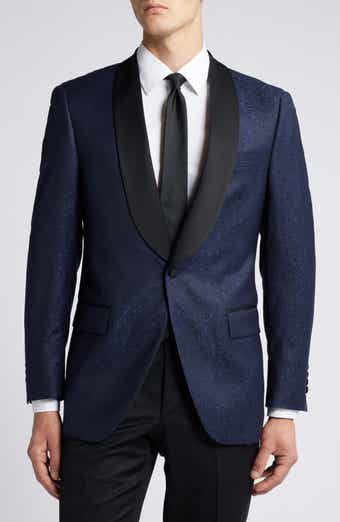 Tailored Wool Blend Dinner Jacket