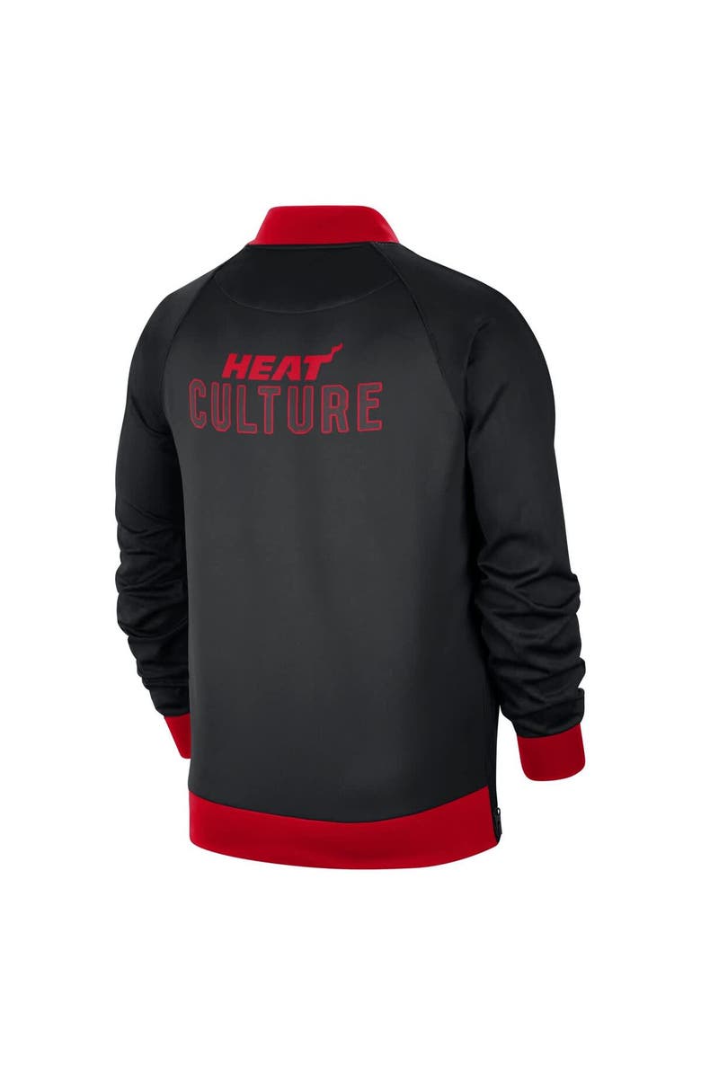 Nike Men's Nike Black Miami Heat 2024/25 City Edition Authentic Showtime Performance Full-Zip Jacket, Alternate, color, 