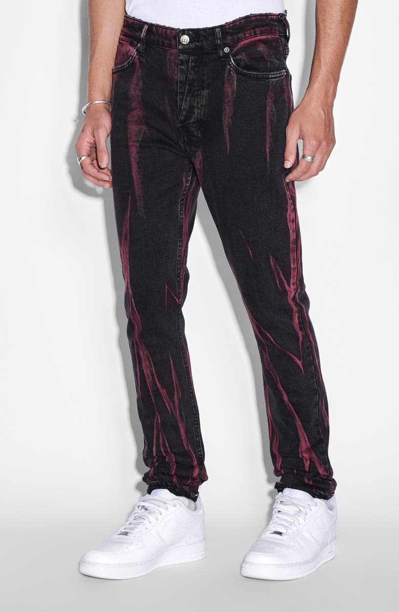 Ksubi Van Winkle Acid Wash Skinny Jeans, Main, color,