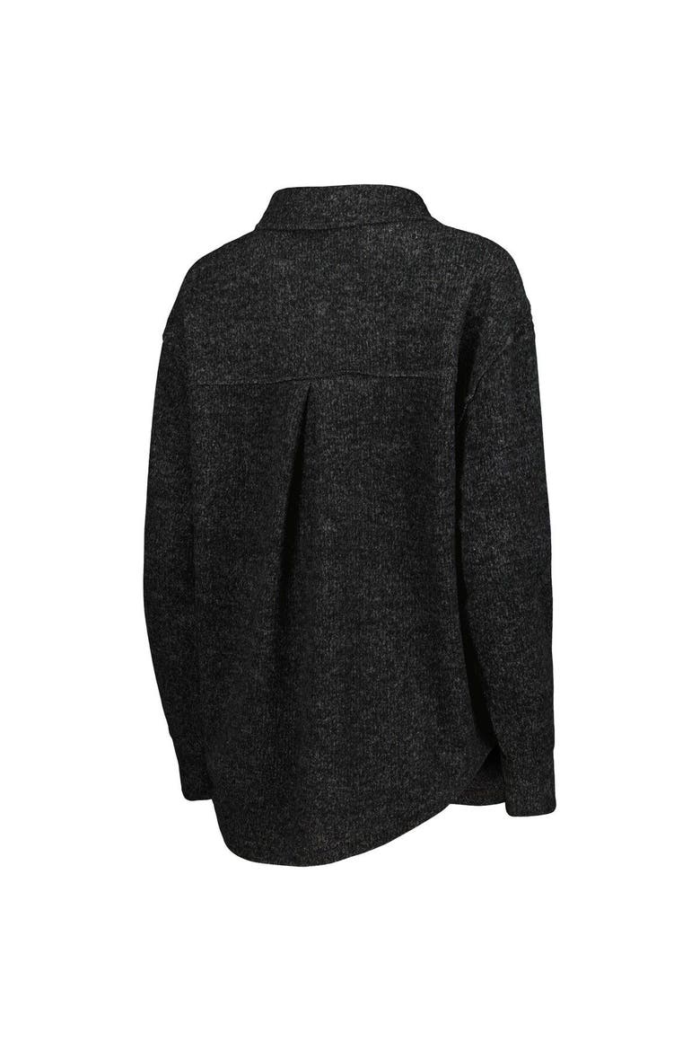 Women's Gameday Couture Black Kentucky Wildcats Switch It Up Tri-Blend Button-Up Shacket, Alternate, color, Black