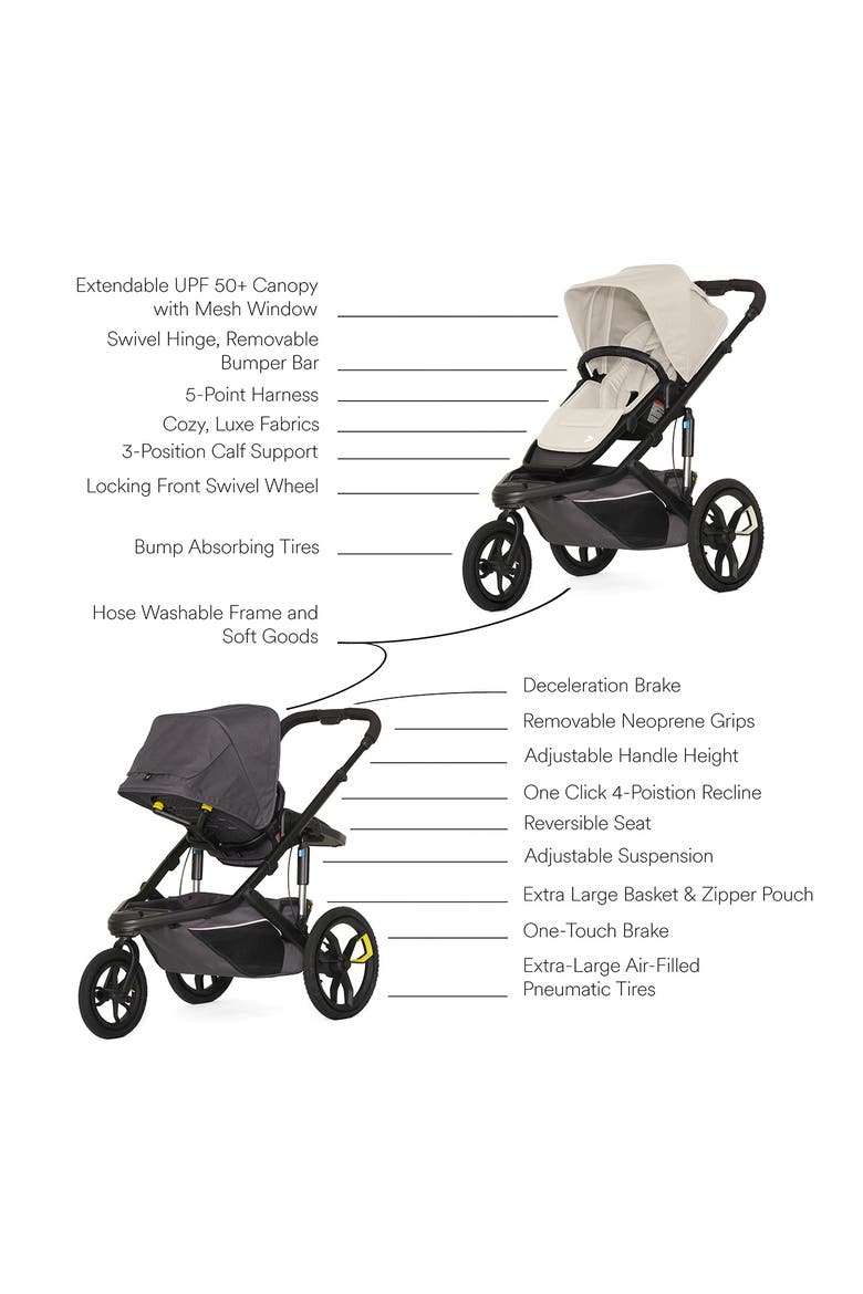 Switch&Jog Jogging Stroller, Alternate, color, NATURAL