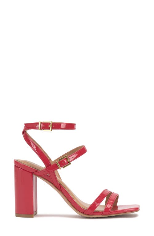Vince Camuto Hania Ankle Strap Sandal In Red
