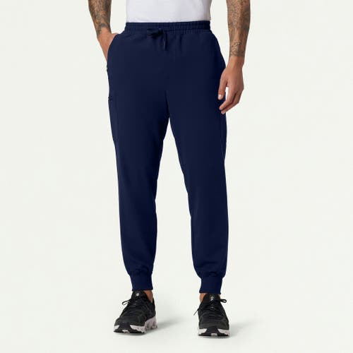 Jaanuu 8-pocket Classic Scrub Jogger In Blue