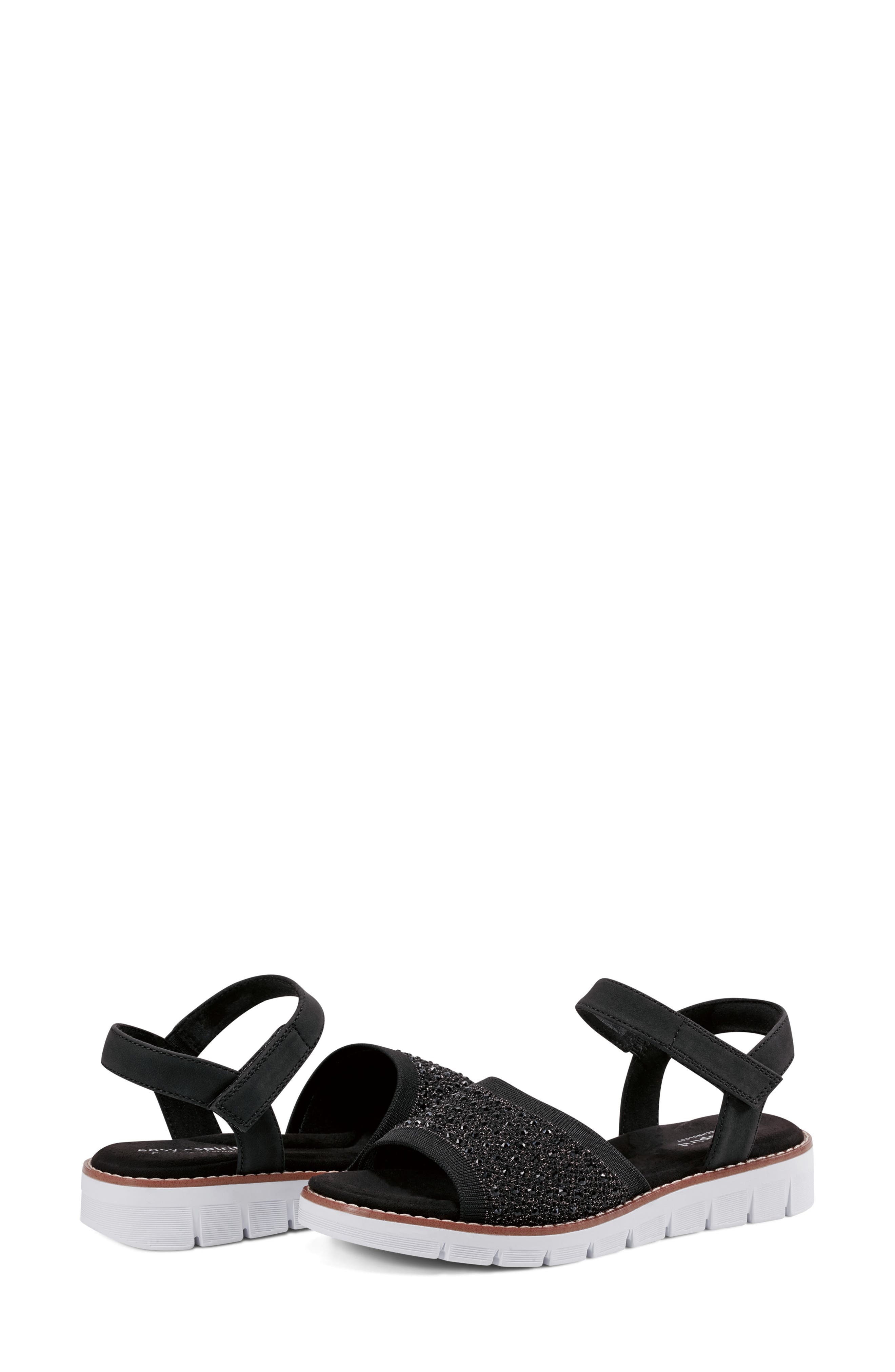 Easy Spirit Jaela Ankle Sttap Platform Wedge Sandal, Alternate, color, 