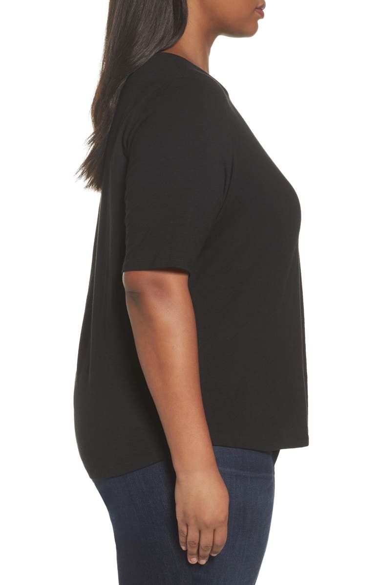 Eileen Fisher Crewneck Tee, Alternate, color, 