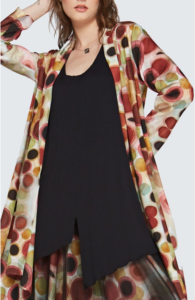 LUUKAA Thorne Wrinkled Viscose Jersey Top, Main, color, Black
