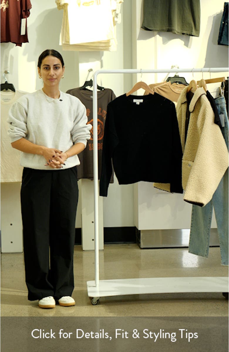 Pointelle Wool & Cashmere Sweater, sales video thumbnail