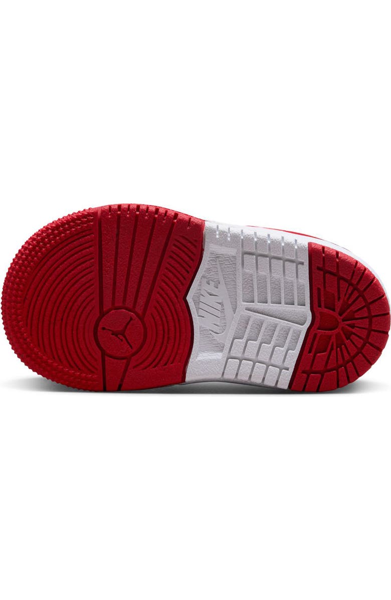 Jordan Kids' Jordan 1 Mid EasyOn Sneaker, Alternate, color, White/ University Red/ Black