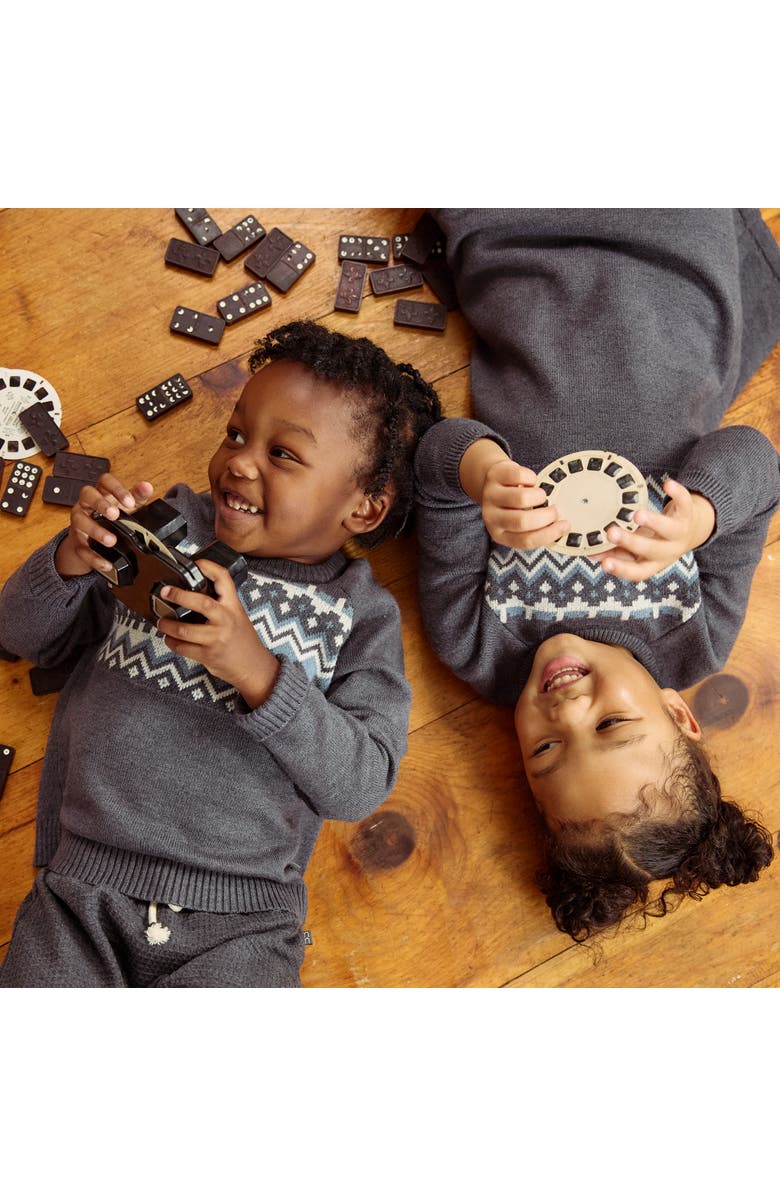 Modern Moments<sup>™</sup> by Gerber Fair Isle Sweater, Alternate, color, Dark Grey