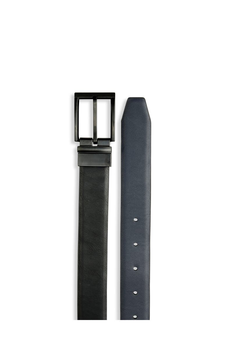 Big & Tall Reversible Stretch Belt V2, Alternate, color, BLACK NAVY