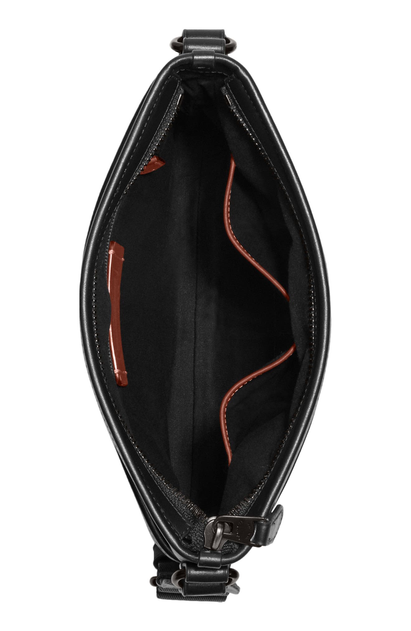 COACH Gotham Slim Signature Coated Canvas & Leather Crossbody Bag, Alternate, color, 