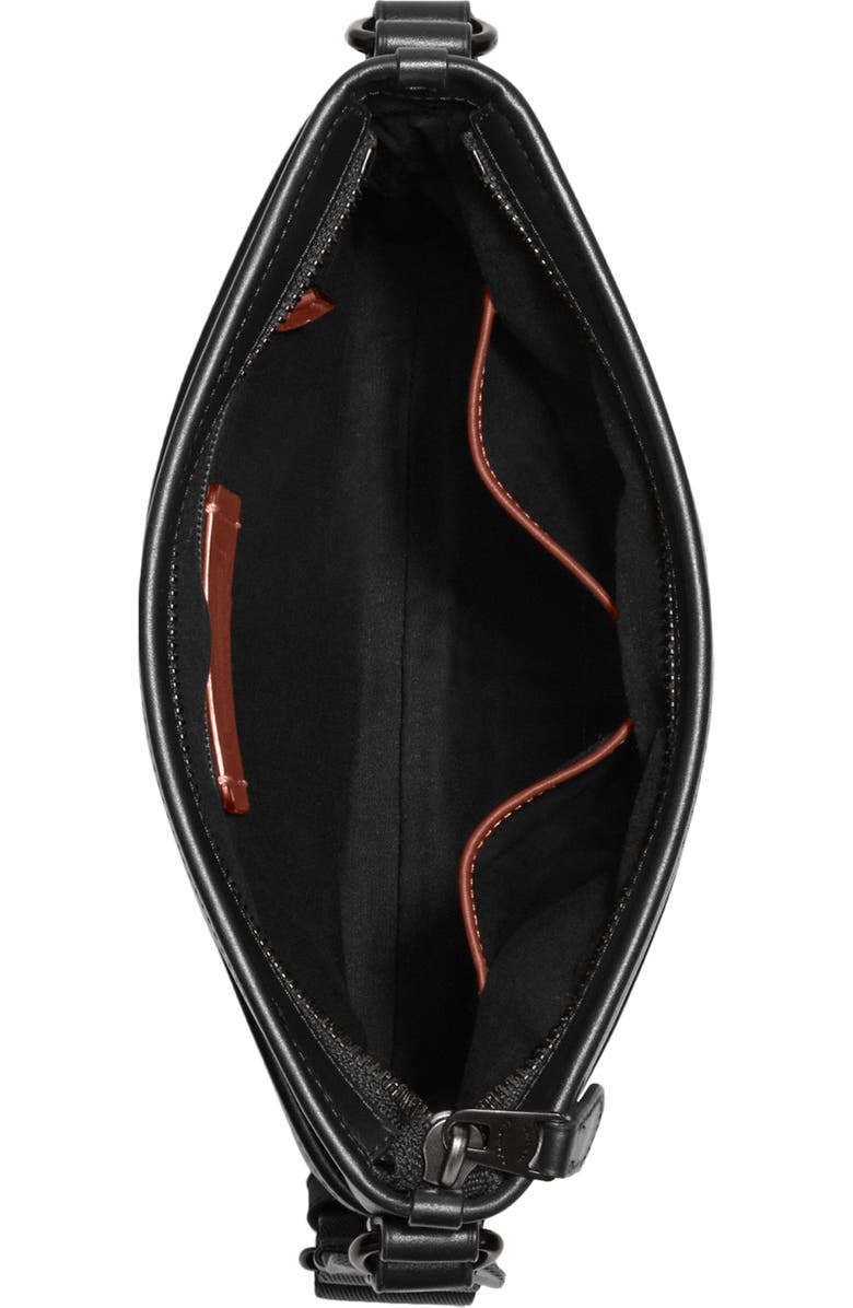 COACH Gotham Slim Signature Coated Canvas & Leather Crossbody Bag, Alternate, color,