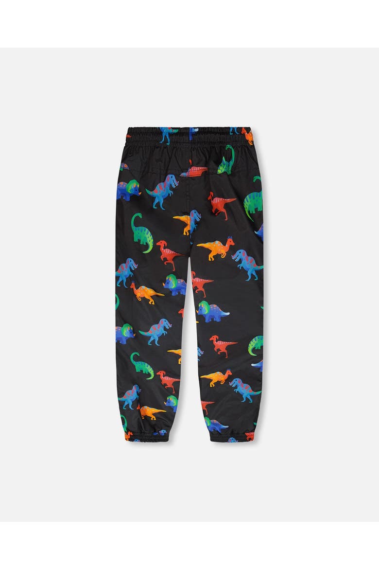 3-in-1 Two-Piece Dinosaur Print Mid-Season Outerwear Set, Alternate, color, Black Dinosaur Print