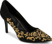 KARL LAGERFELD PARIS Royale Rococo Embroidered Pump
