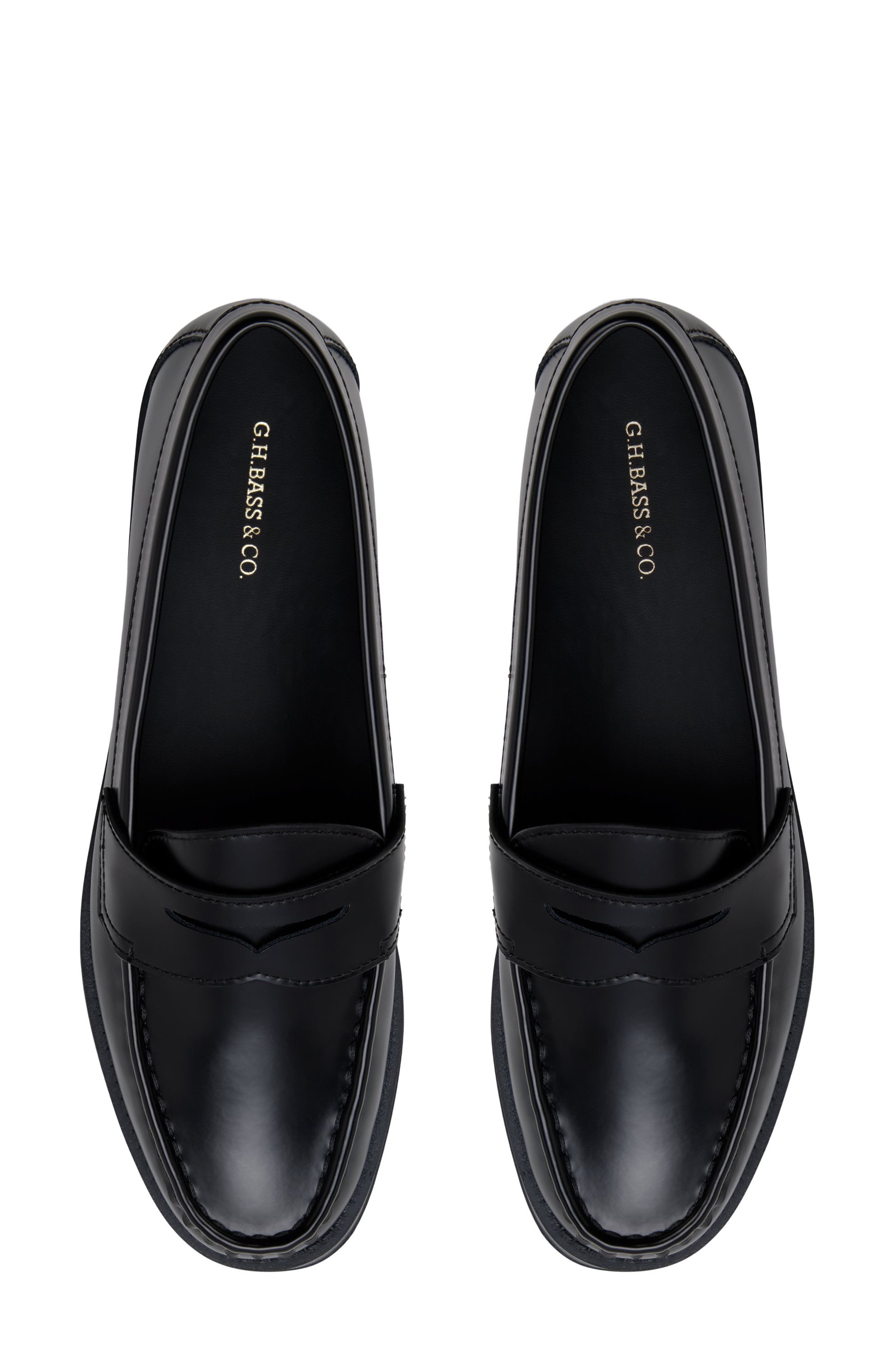 Mabel Penny Loafer, Alternate, color, BLACK