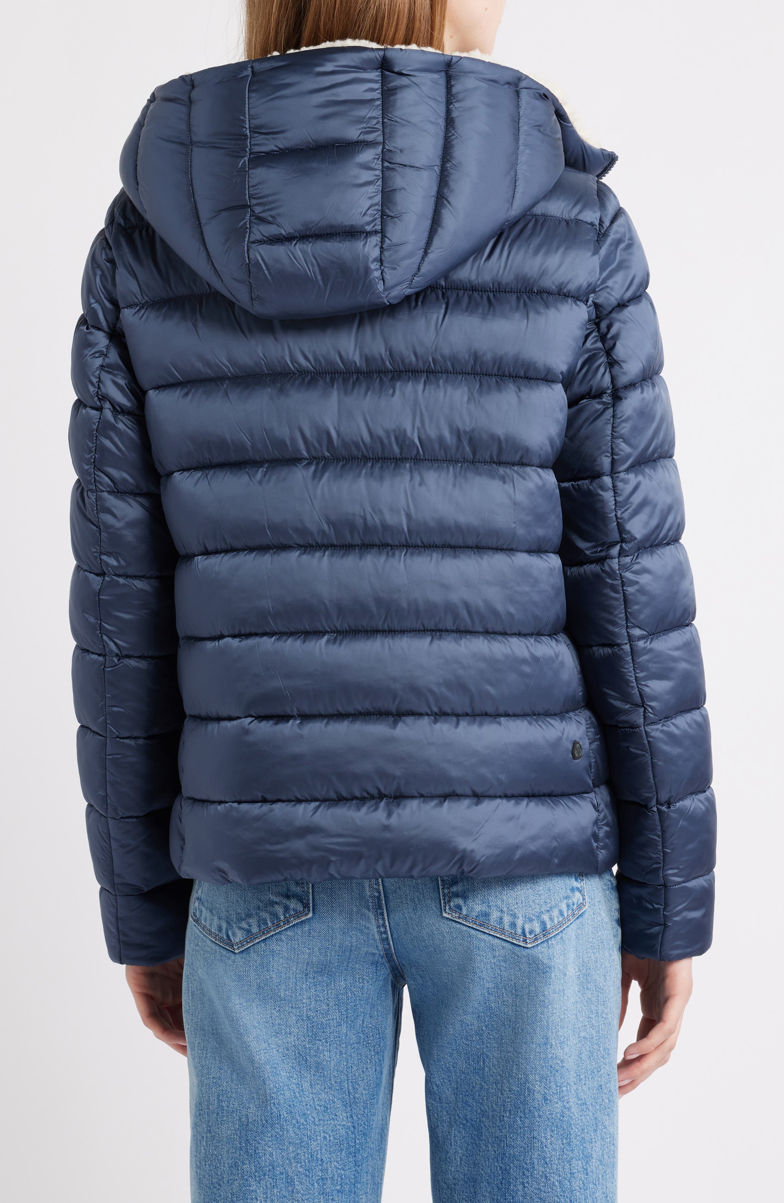 Gretel Faux Shearling Lining Hooded Puffer Jacket - image 4