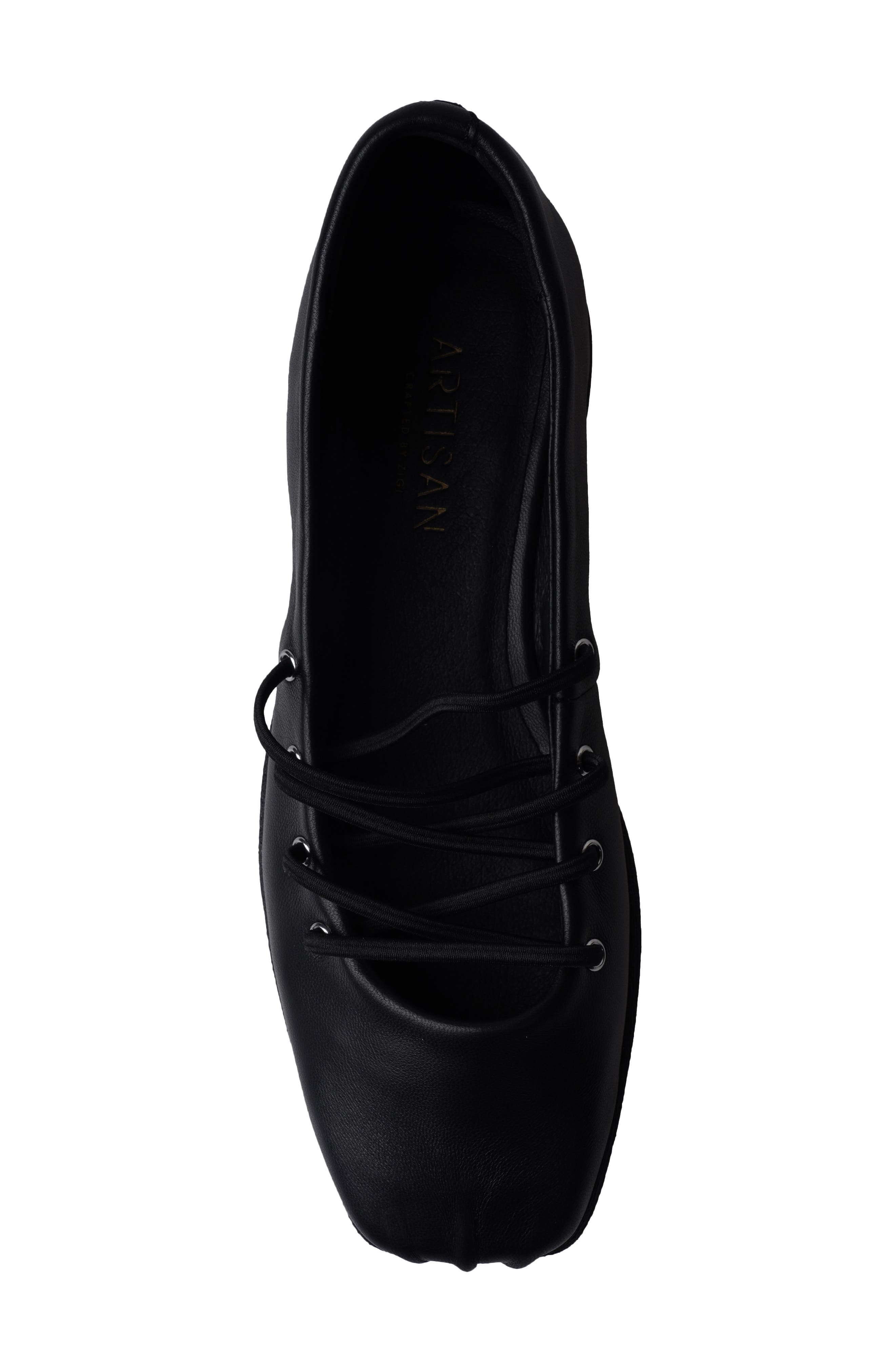 Artisan Crafted By Zigi Quinn Flat, Alternate, color, Black Leather